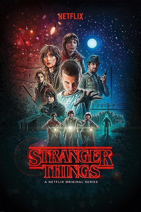 Close Up Stranger Things Poster Set of 4 Season 1-4 61 x 91.5 cm