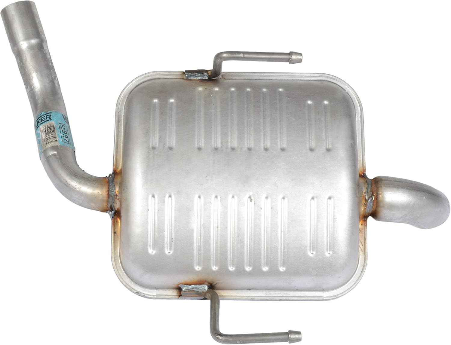 Walker 53997 Direct Fit Exhaust Resonator and Pipe Assembly 2" Inlet (ID) 2.5" Outlet (OD) for GMC Acadia