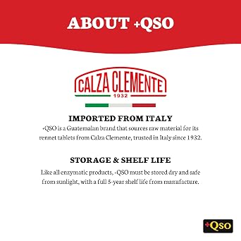 +QSO Vegetable Rennet Tablets, Strip of 10