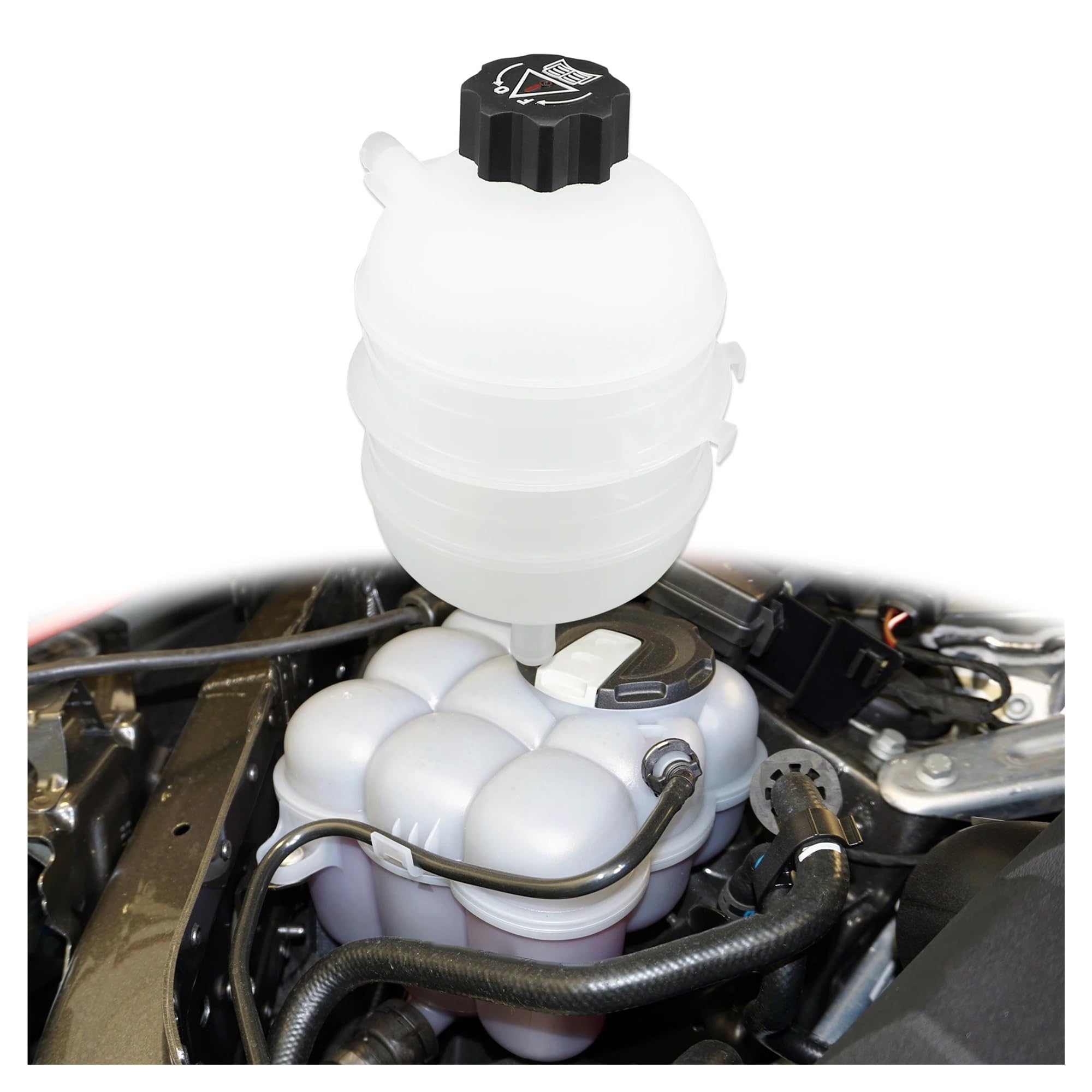 Serbatoio Coolant Per Peugeot 206 CC 1.6 81Kw 110HP 1587CC Per Convertibile 2001-2008 Radiatore Liquido Raffreddamento Serbatoio Espansione Con Tappo Serbatoio Liquido Raffreddamento