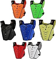 Vista 6 de Chaleco de Armadura Corporal para Motocicleta Equipo de Dirt Bike, Protector de Pecho Equipo de Motocross Protector de Pecho y Espalda