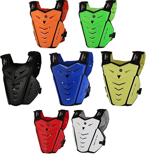 Miniatura 6 de Chaleco de Armadura Corporal para Motocicleta Equipo de Dirt Bike, Protector de Pecho Equipo de Motocross Protector de Pecho y Espalda para