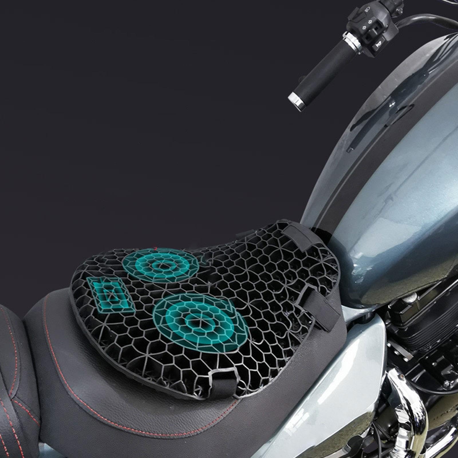 Lyla Motorcycle Cushion Soft Accessory for Professional Riders Long Distance No Cover-image-15