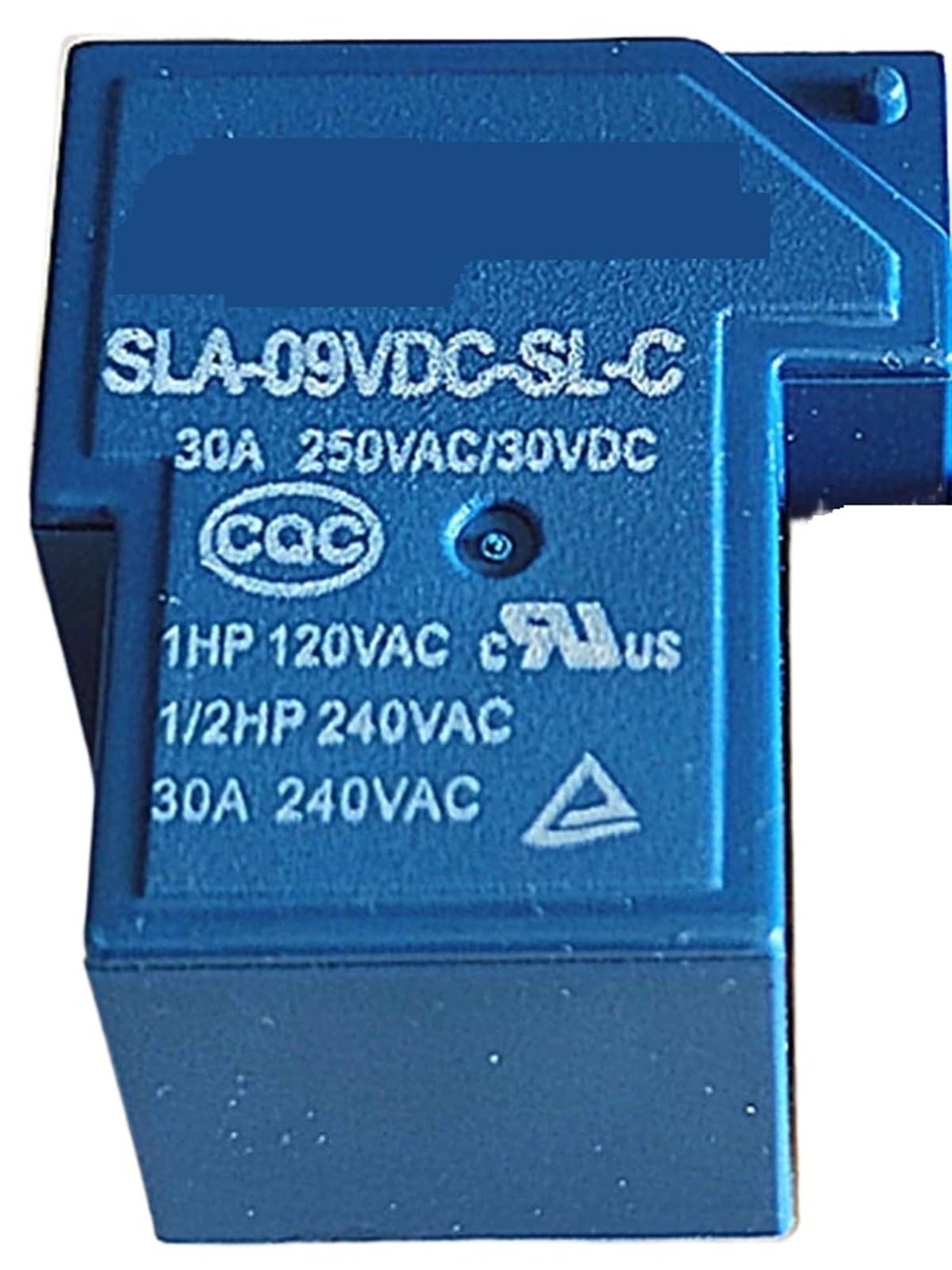 Relais 9 V SLA-09VDC-SL-C pour réparer un circuit de commande défectueux en 9 V CC