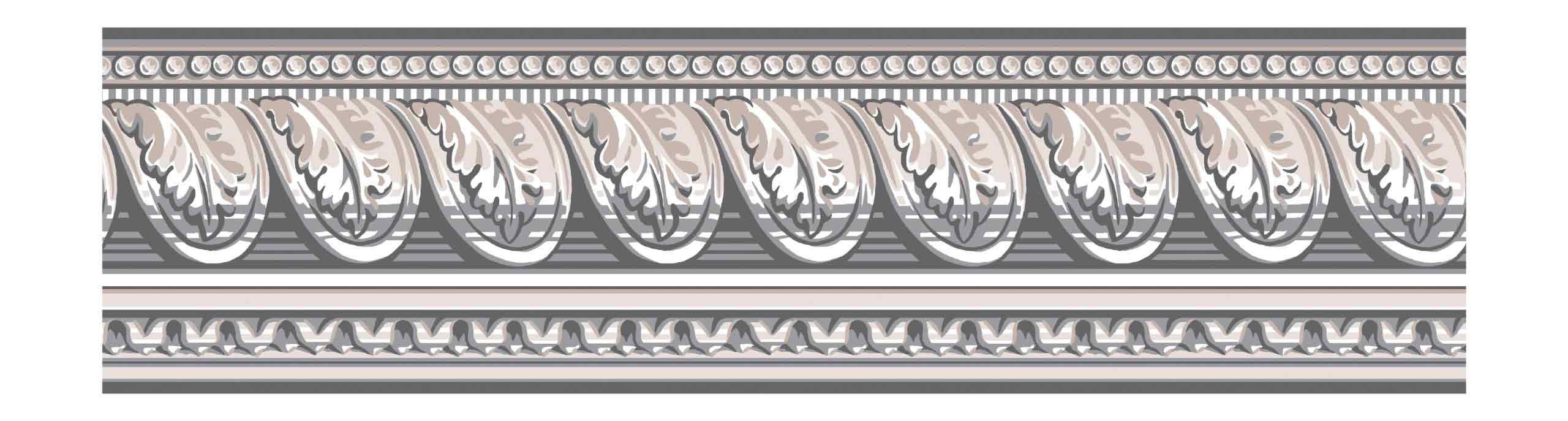 Cenefa decorativa de arcos York Wallcoverings arco BG1712BD para salones