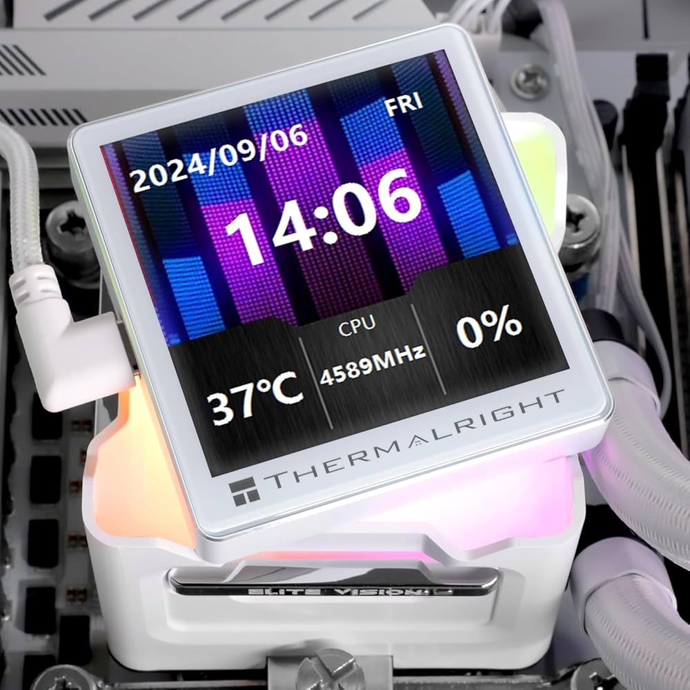 Thermalright WONDER VISION 簡易水冷CPUクーラー Amazon.com: Thermalright Wonder Vision 360 UB ARGB Black CPU