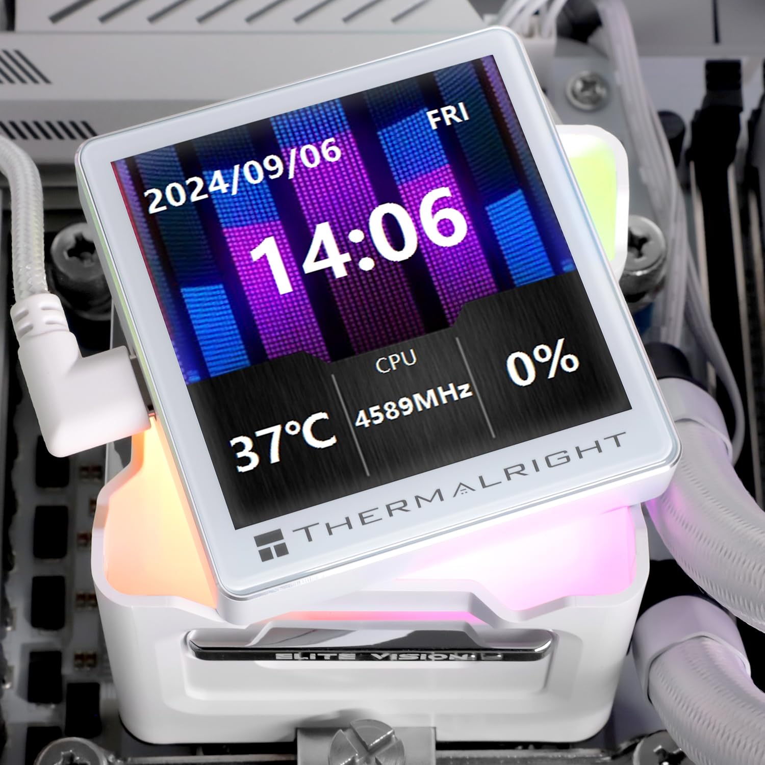 Amazon.com: Thermalright Elite Vision 360 ARGB White CPU Water