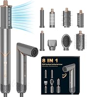 UKLISS 8 az 1-ben Ionos Hajszárító Göndörítő Kefe Szett 110000 RPM 1