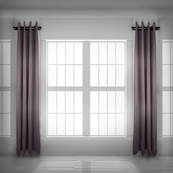 Rod Desyne SIDE150-2 3,8 cm Yan Perde Çubuğu, 30,48-50,8 cm (2'li Set), Siyah