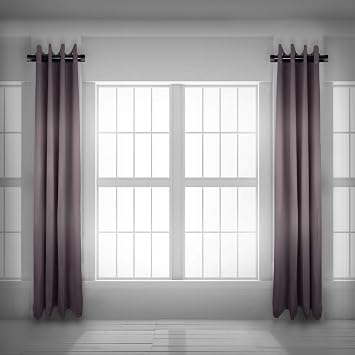 Rod Desyne SIDE150-2 3,8 cm Yan Perde Çubuğu, 30,48-50,8 cm (2'li Set), Siyah