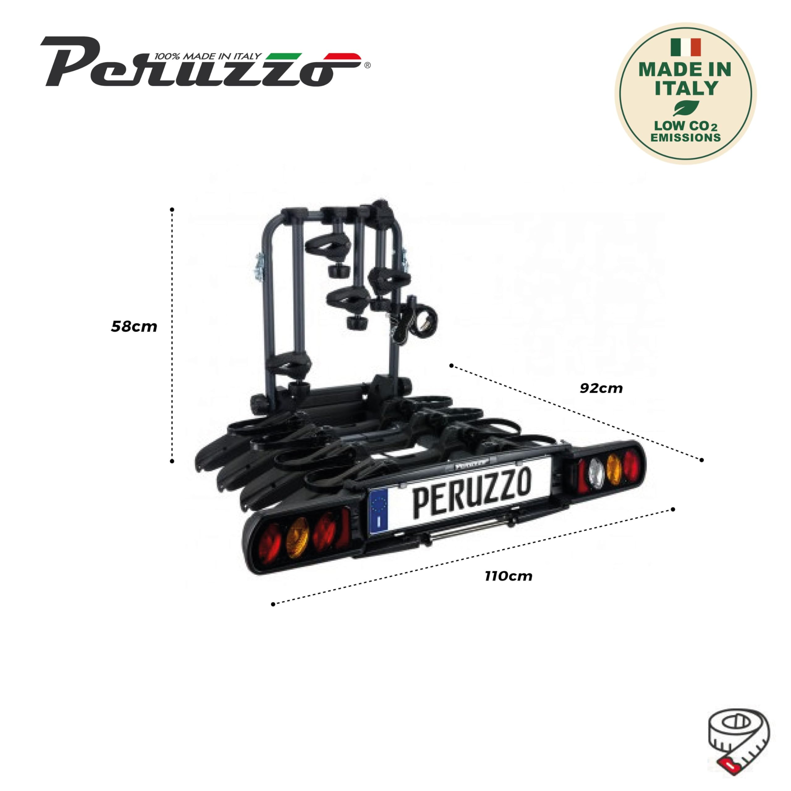 Peruzzo - Portabici A La Bola Pure Instinct 4 Bicis