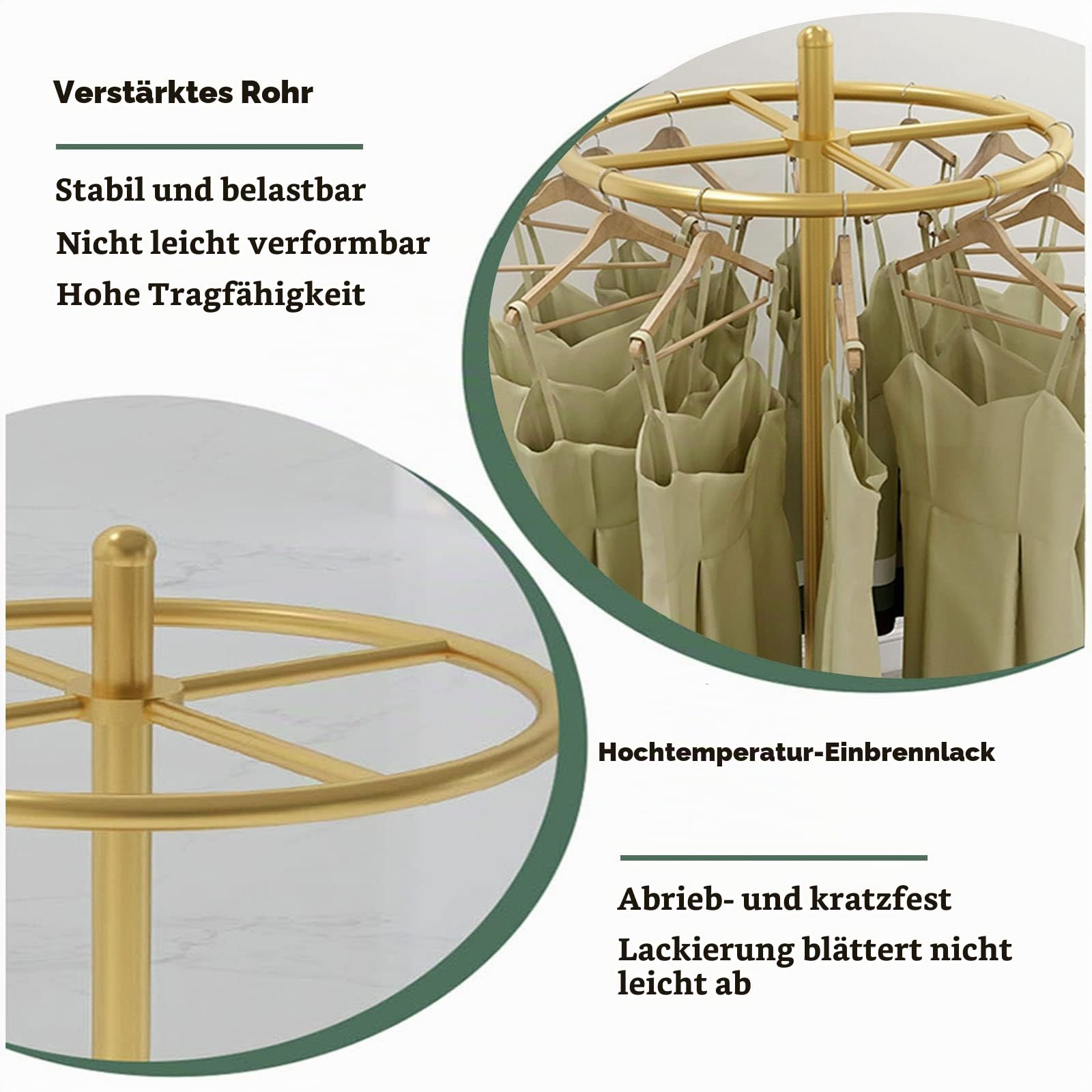 Rund Drehbar Kleiderständer