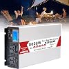 Power Inverter 6000W 8000W Pure Sine Wave DC 12V to AC 230V 240V Voltage Converter with AC Socket, car Inverter Used for Laptop, Fan, Phones, Tablet,8000W-12Vto110V