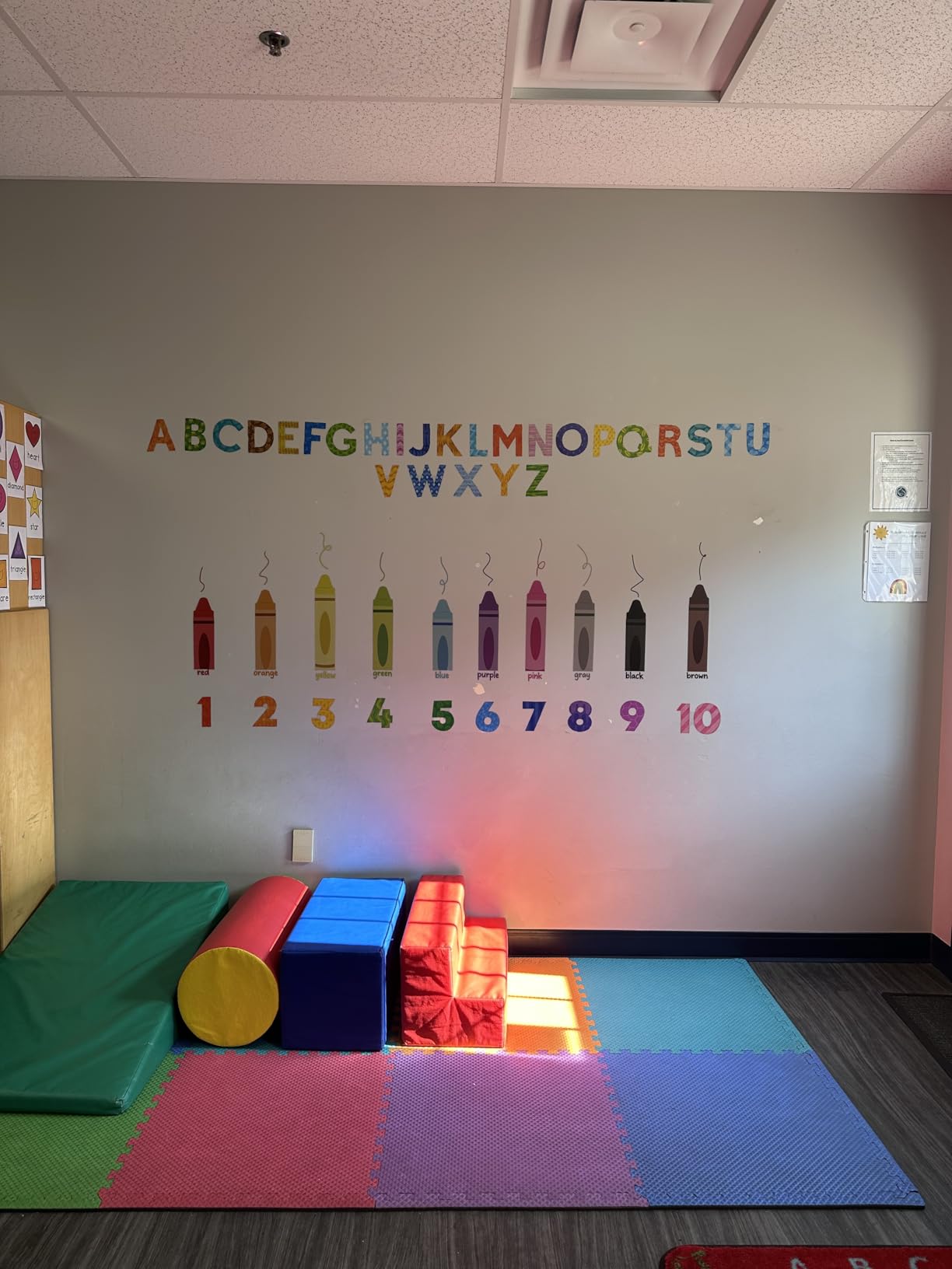 DECOWALL DS9-4003 Uppercase Alphabet Letter Numbers Kids Wall Stickers ...