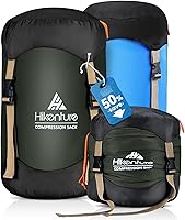 Vista 8 de Hikenture Saco de compresión para saco de dormir, saco de cosas mejorado de nylon resistente a desgarros, saco de compresión de 10L/14L/20L/30L