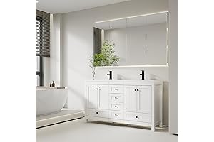 eclife 60 inch Bathroom Vanity and Sink Combo Set