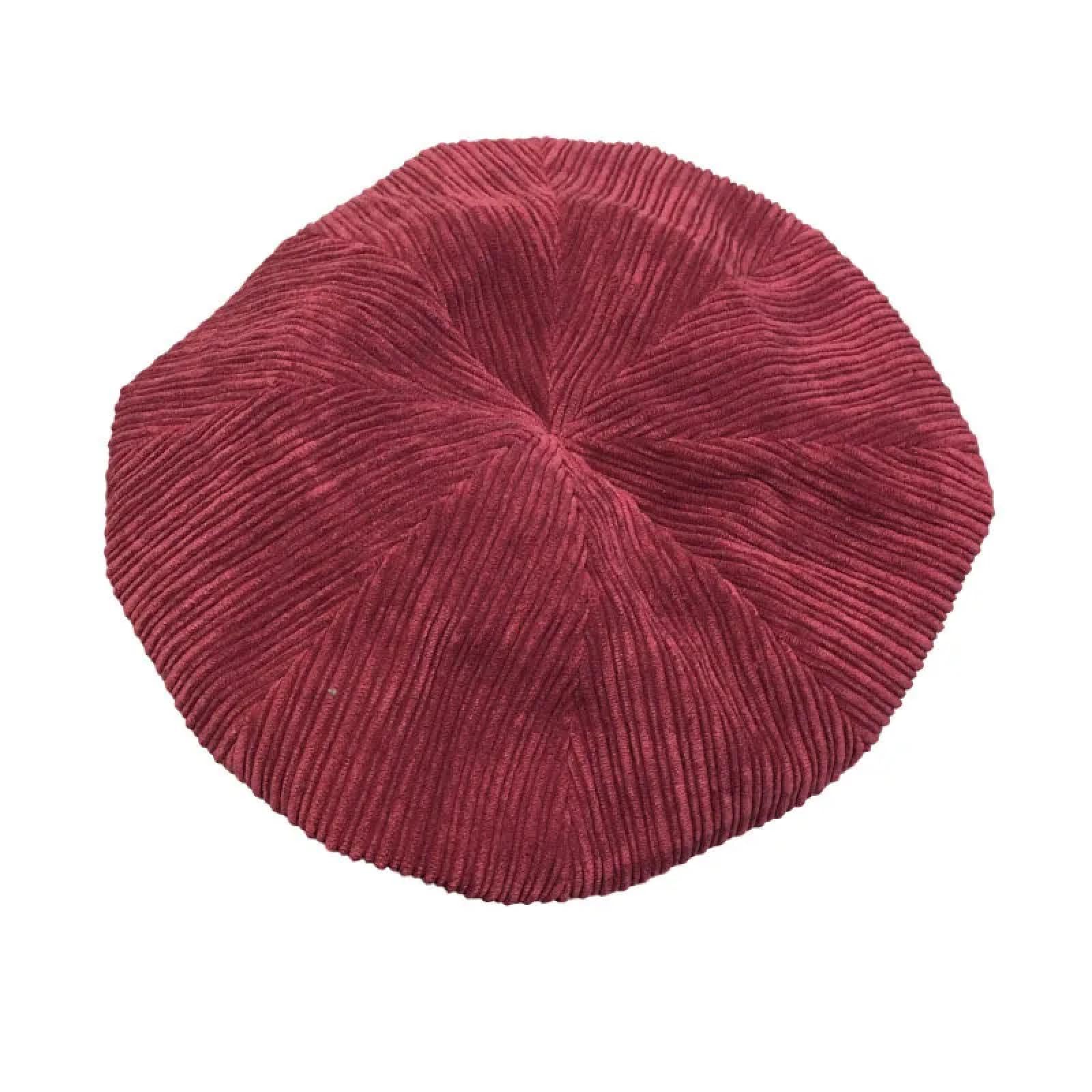 Kapelusze Czapki Skullies Czapki Beanies Czapka Beanie Czapka Show Face Mały Sztruks Beret Moda Damska Malarz Kapelusz Retro Jesień Zima Ośmiokątne Czapki, Jak na zdjęciu, rozmiar uniwersalny