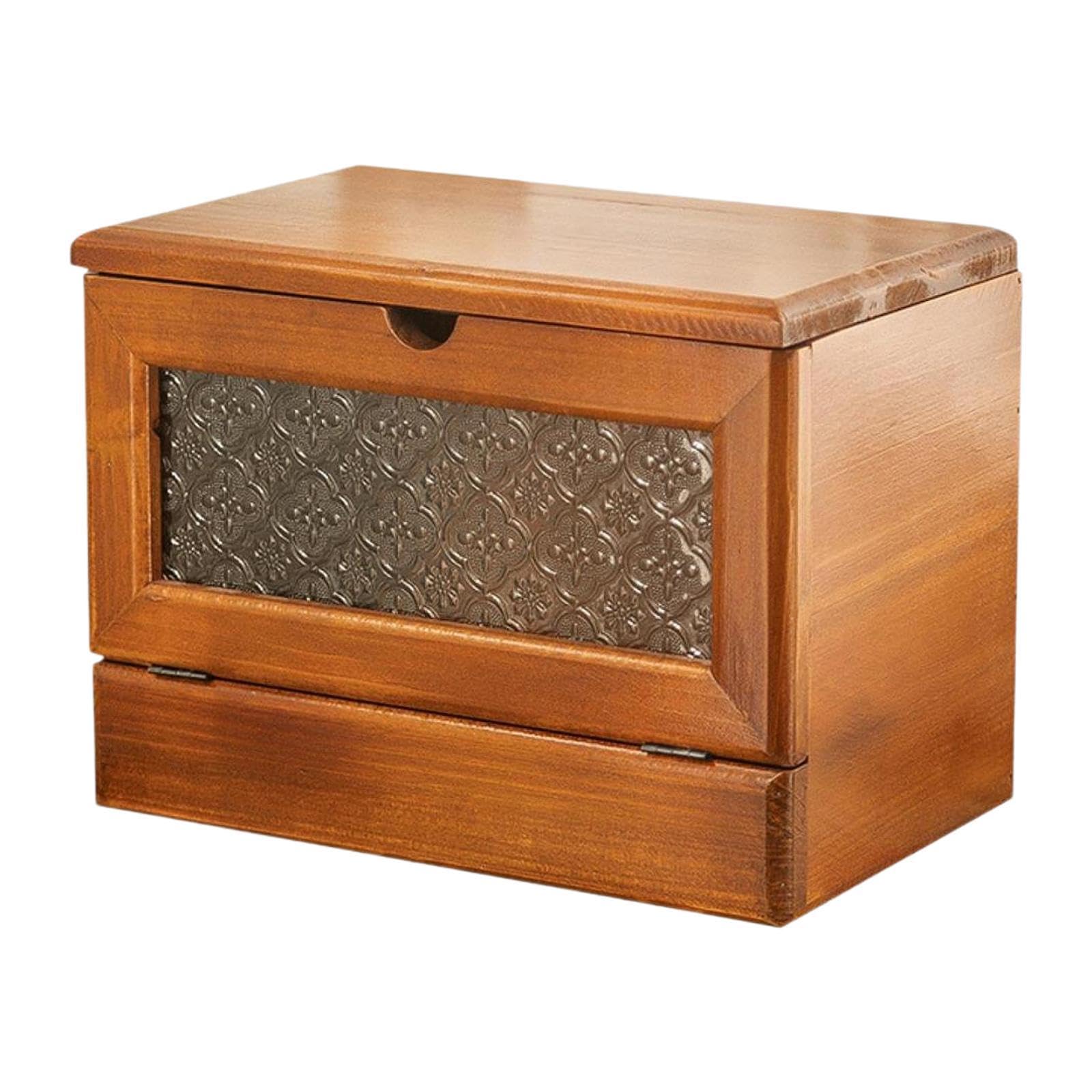 CHUOZI Wooden Makeup Organizer Desktop Cosmetic Box for Bathroom Dorm Countertop