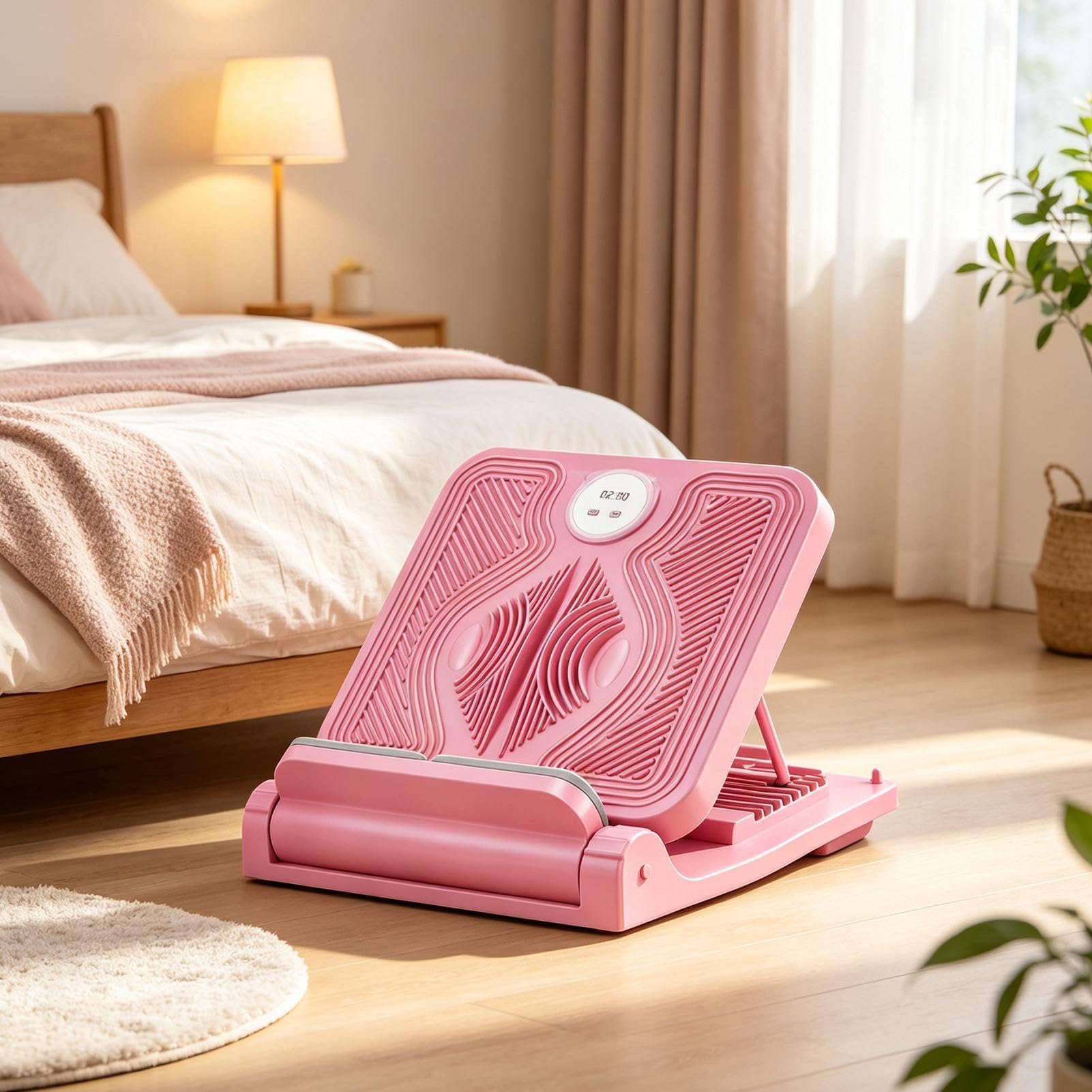 Tavola inclinata per stretching polpaccio con timer portatile