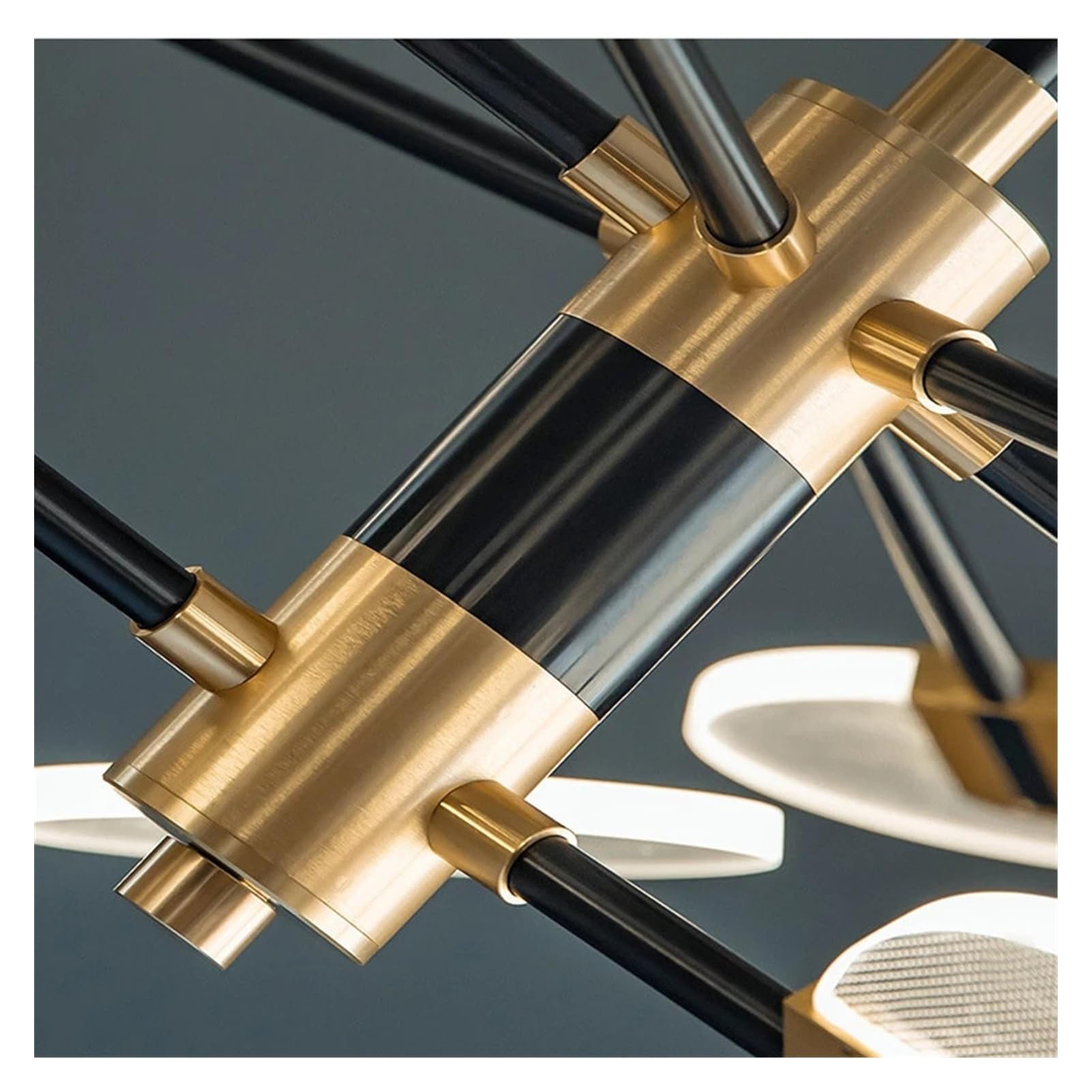 Lámparas de araña, MSZGJY Lámpara Colgante Simple y Moderna, lámpara LED Creativa for Sala de Estar, Dormitorio, Estudio, Comedor, iluminación nórdica Arte Lujo(B,Cold)