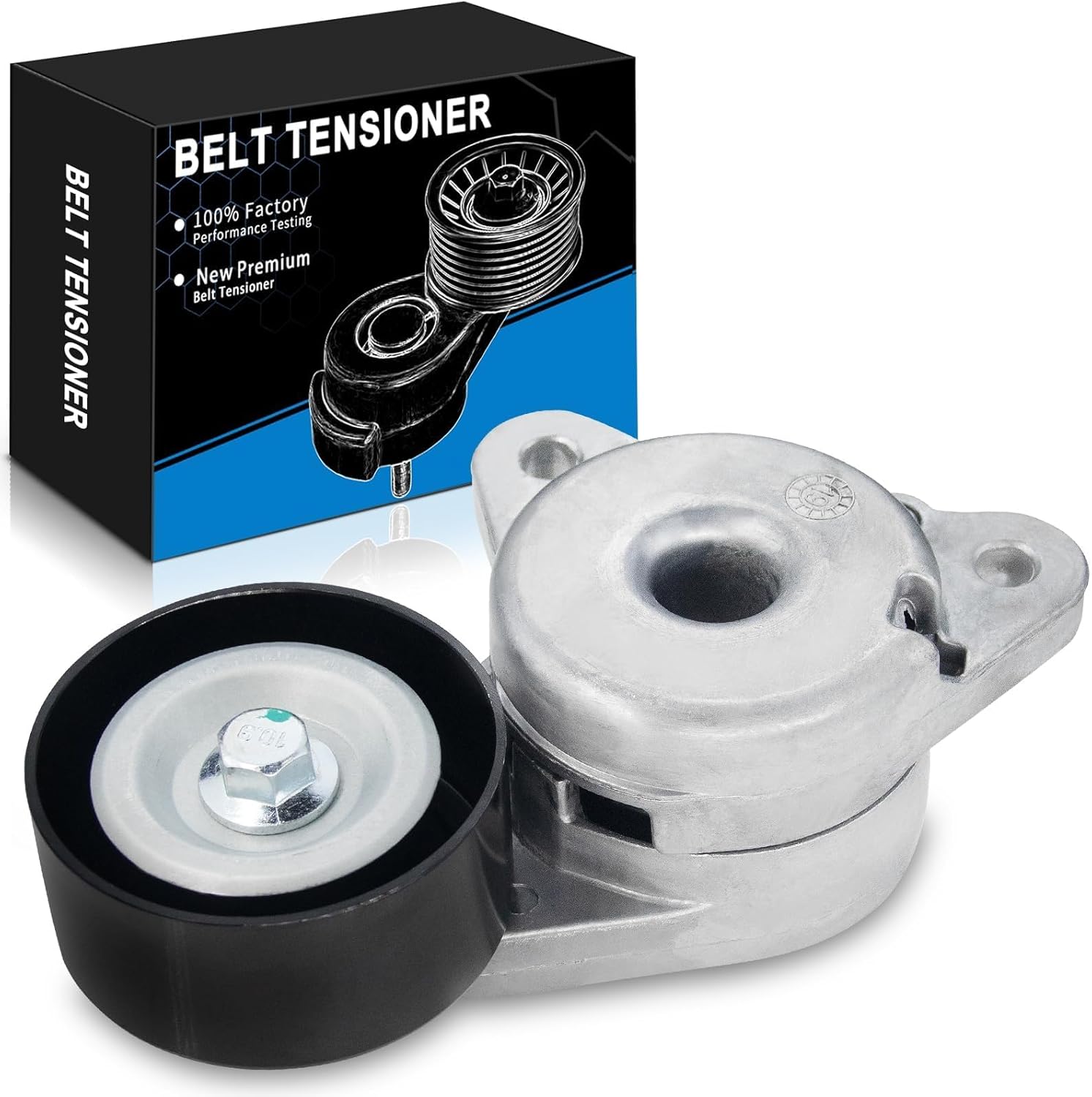 Belt Tensioner Assembly with Pulley for:-Nissan Altima 2014-2018 Maxima 2016-2020 Quest 2013-2017 for:-Infiniti Jx35 2013 Qx60 2014-2020 3.5L OE# 39384 119553JA0A 119553JA0B