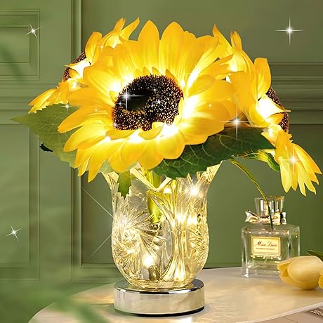 TYNLED Sunflower Table Lamp: Illuminate Your Space with Sunny Elegance