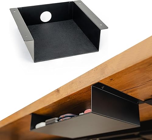 Cajón debajo del escritorio para escritorio, accesorio de cajón de escritorio de pie debajo del cajón del escritorio deslizante, cajones de oficina