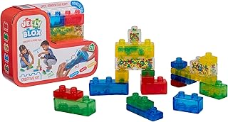 Jelly Blox Creative Kit | Includes 20 Blocks | Toddler & Preschool Building Blocks Kids Can Squeeze, Stretch, Squish | Safety Tested & Ouch-Free | Tactile, Sensory Play Toy for Ages 2+