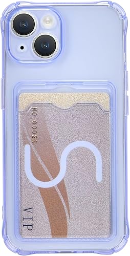 Miniatura 41 de Compatible with iPhone 6 Case, Clear Protective Card Slot Case, Slim Fit Soft TPU Shockproof Wallet Case with Cute Card Holder Pocket for iPhone 6