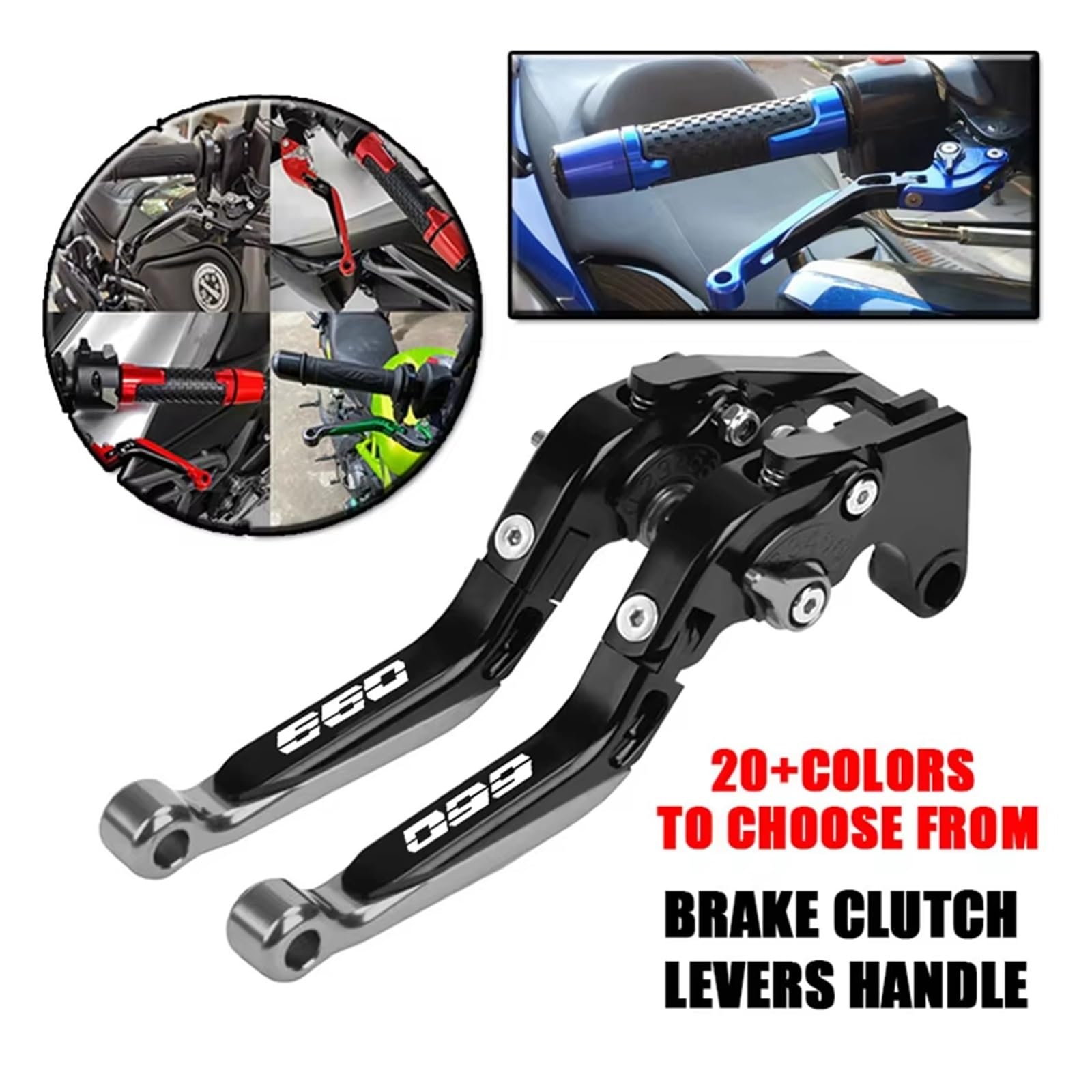 Per TRIUMPH Tiger Sport 660 Trident 660 2021-2026 Accessori Moto Leva Frizione Leva Freno Leve Pieghevoli Regolabili(G)