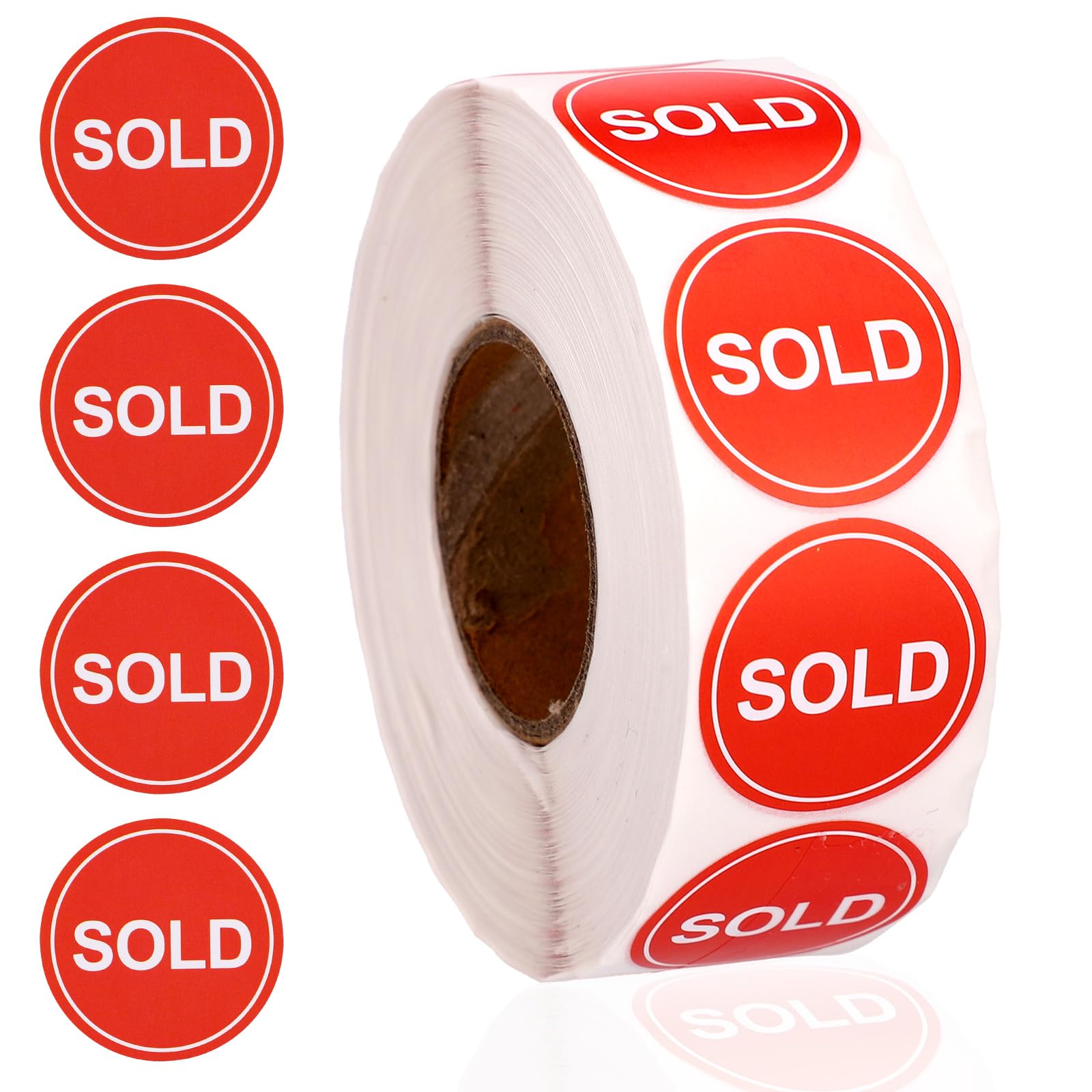 2 Rolls/2000pcs Sold Out Sign Stickers, Sale Stickers for Retail Yard Store