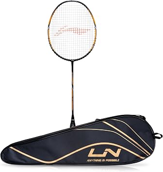 Li-Ning Turbo 99 Carbon Fibre Racket with Free Full Cover 84 Grams. 30 lbs.