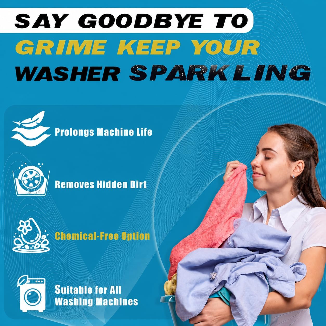 cosynee Washing machine cleaning powder