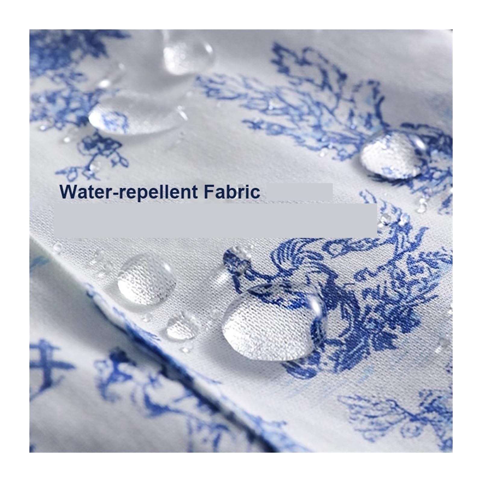 delantal Delantal de cocina con volantes y algodón resistente al agua estampado largo bolsillos for mujer, delantal espalda cruzada for cocinar, hornear jardinería
