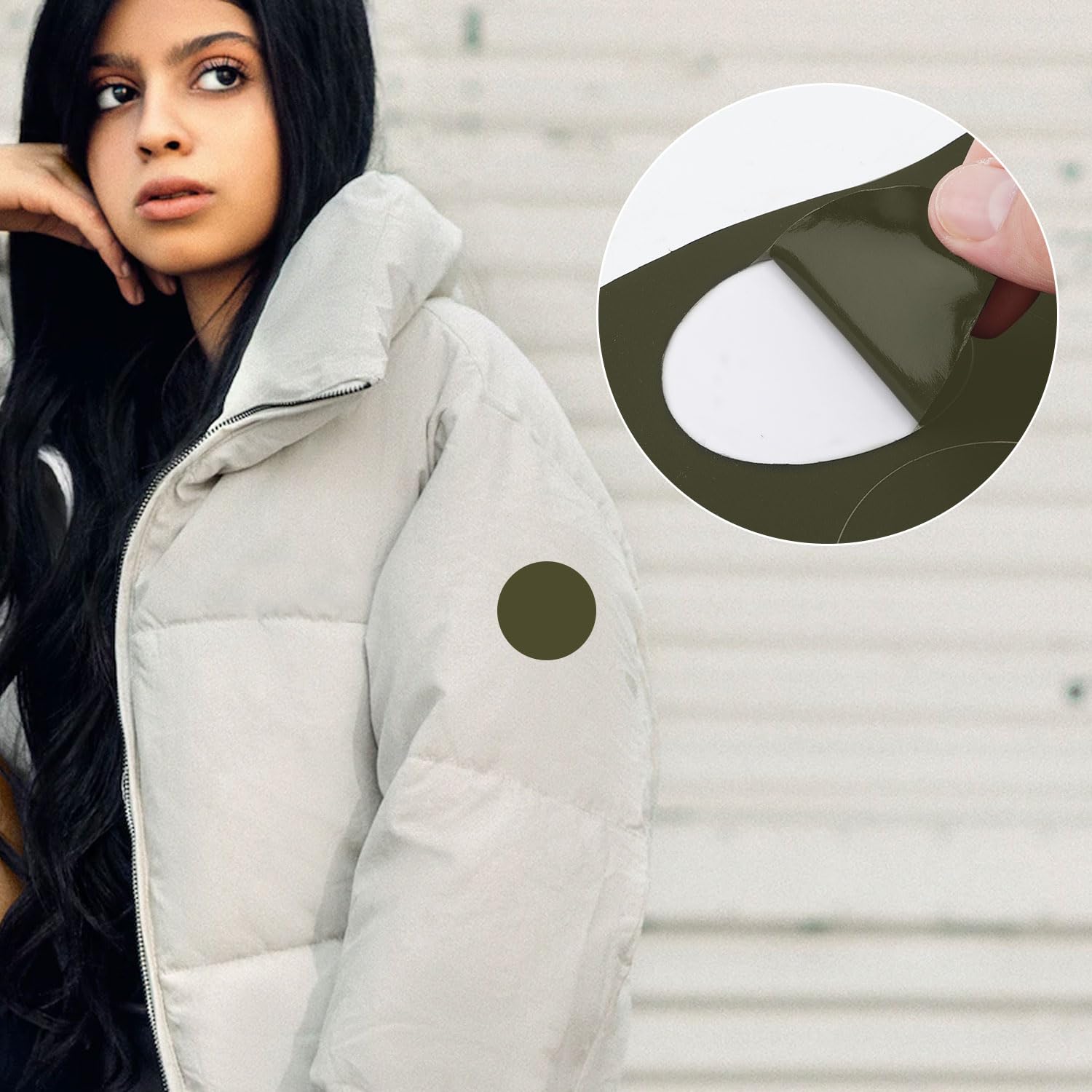 Amazon.com: 5 Sheets/60pcs Down Jacket Repair Patch, Round Self