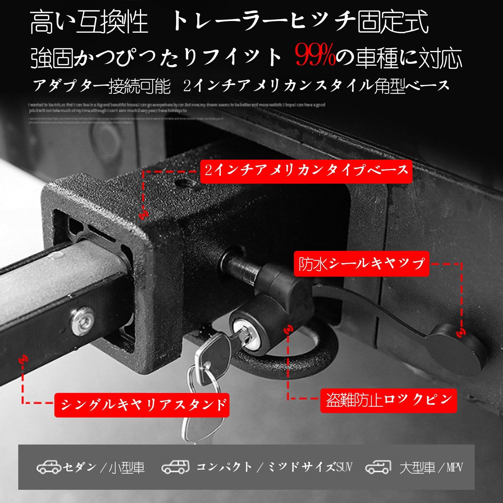 Amazon.co.jp: SLHZM サイクルキャリア 自転車車載キャリア 金属製材質
