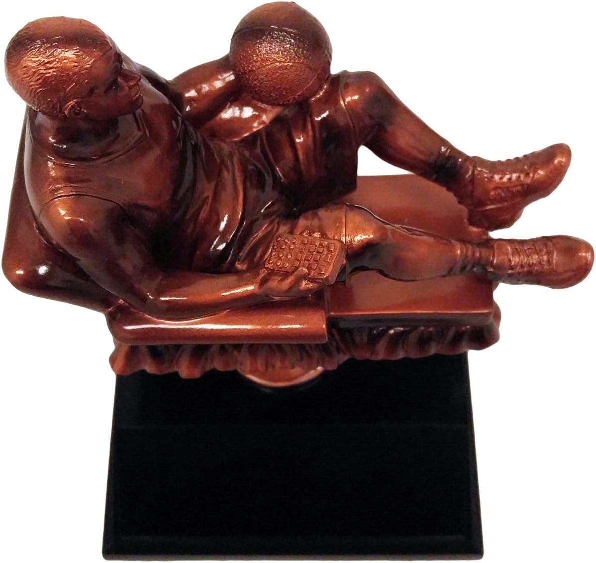 Decade Awards Basketball Trophy - Fantasy Sport Armchair Series - Engraved Basketball Award - Customize Now (6.5 Inch)