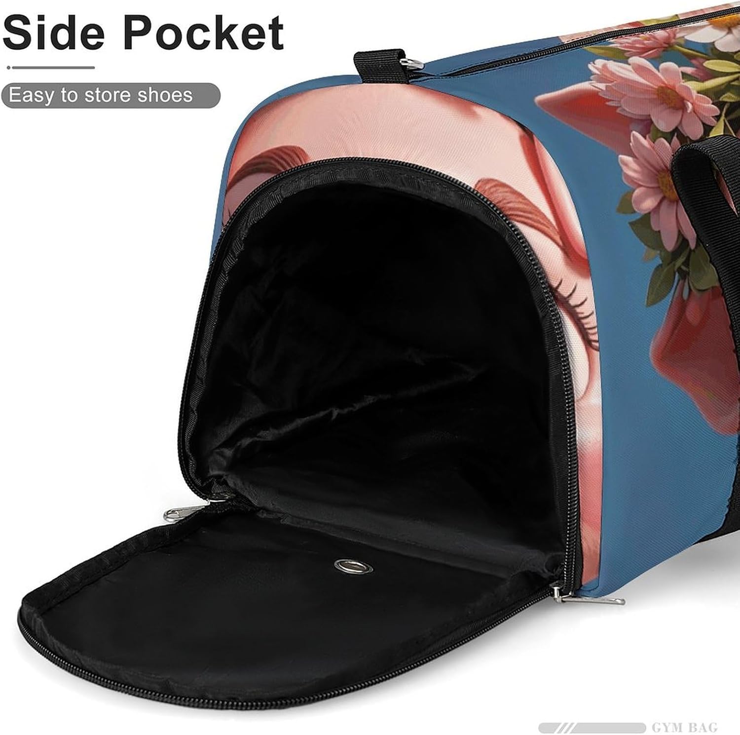 Gym Bag for Men Travel Duffle Bag With Wreath Decoration Tote Bag Weekender Duffel Bag Weekender Bag for Sports