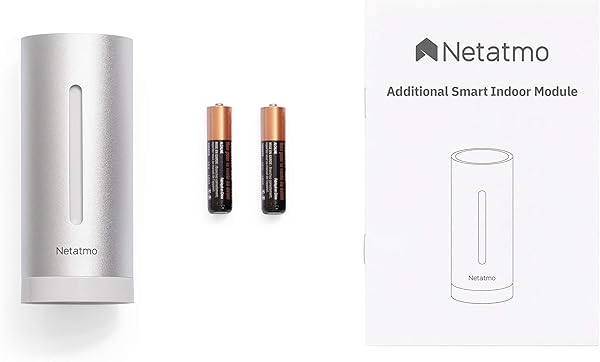 Netatmo Module Intérieur Supplémentaire pour Station Météo – Mesure de la Température, Humidité et Qualité de l’Air (CO2), Contrôle via Smartphone, Accessoire NIM01-WW - 4