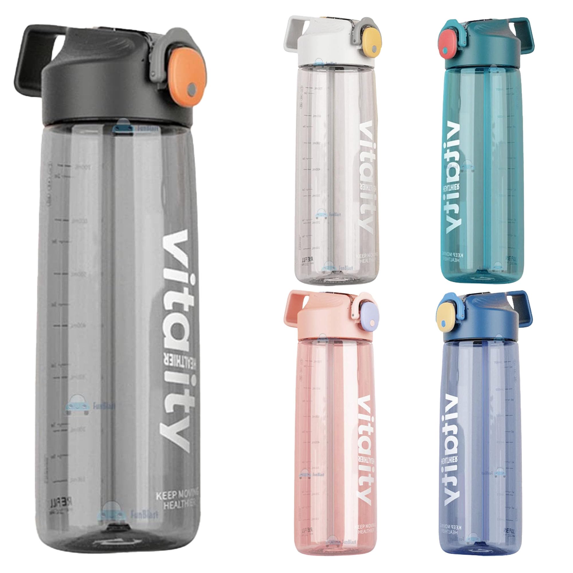 Bouteille d'eau de sport anti-fuite sans BPA pour éliminer les goûts de plastique
