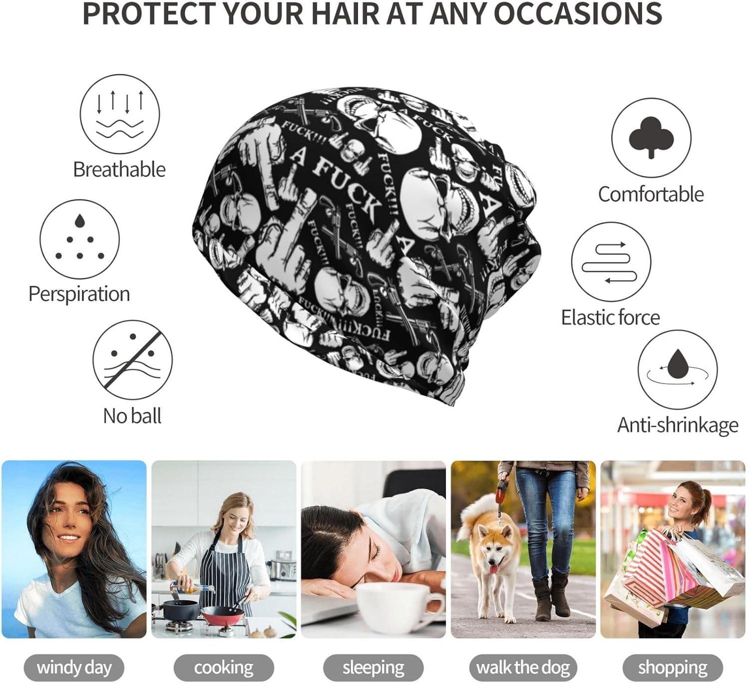 Sorority Paraphernalia Zeta Women's Knit Hats, Caps, and Beanies - Multifunctional, Multi-Purpose Felt Hat - Image 8