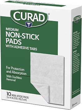 Curad Non-Stick Pads, 3 Inches X 4 Inches 10 Count