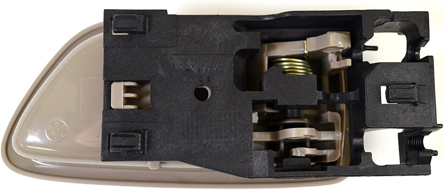 8063 Front/Rear Right Passenger Side Interior Door Handle Beige/Tan Compatible with 2001-2007 Toyota Sequoia; 2004-2006 Toyota Tundra (Crew Cab Only)