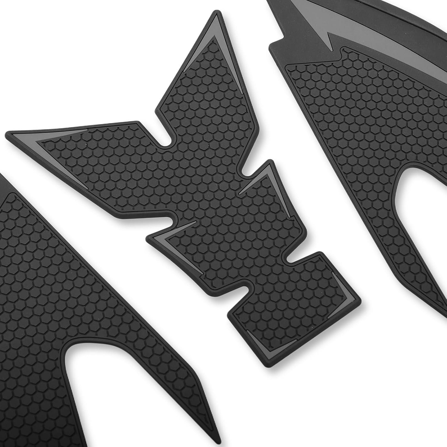 Motorcycle Tank Grip Protector Pads, Anti-Slip Honeycomb Design, Compatible with Suitable for YAMAHA YZF-R25 YZF-R3 (2019-2025) (gray)