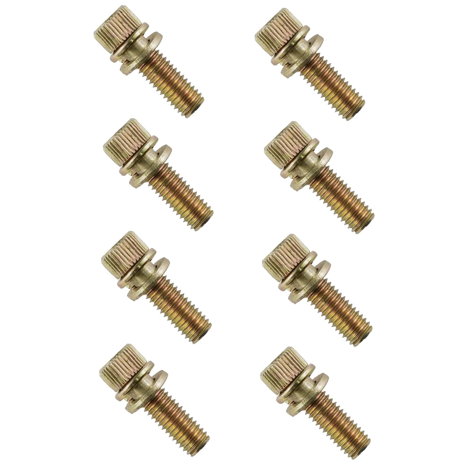 Replacement Part 8 Exhaust Manifold Bolts Studs Screw for Polaris Snowmobile 7517322