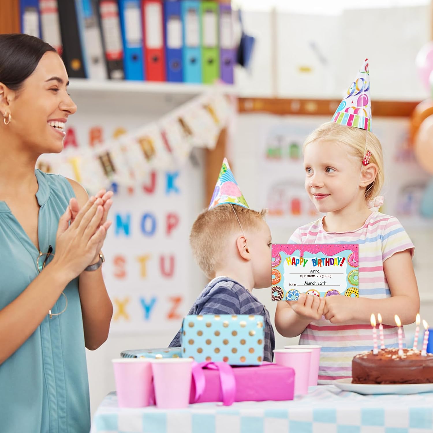 FaCraft Birthday Certificates for Students - 30PCS Happy Birthday Certificates for Kids Classroom from Teacher Back to School Supplies Preschool Kindergarten Classroom Students Birthdays Awards Gifts image 2