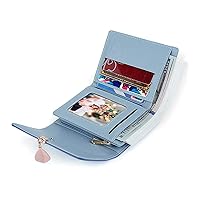 Portafoglio Donna In Pelle PU - Viola Chiaro, 6 Scomparti Carte Con Cerniera - Foto 2