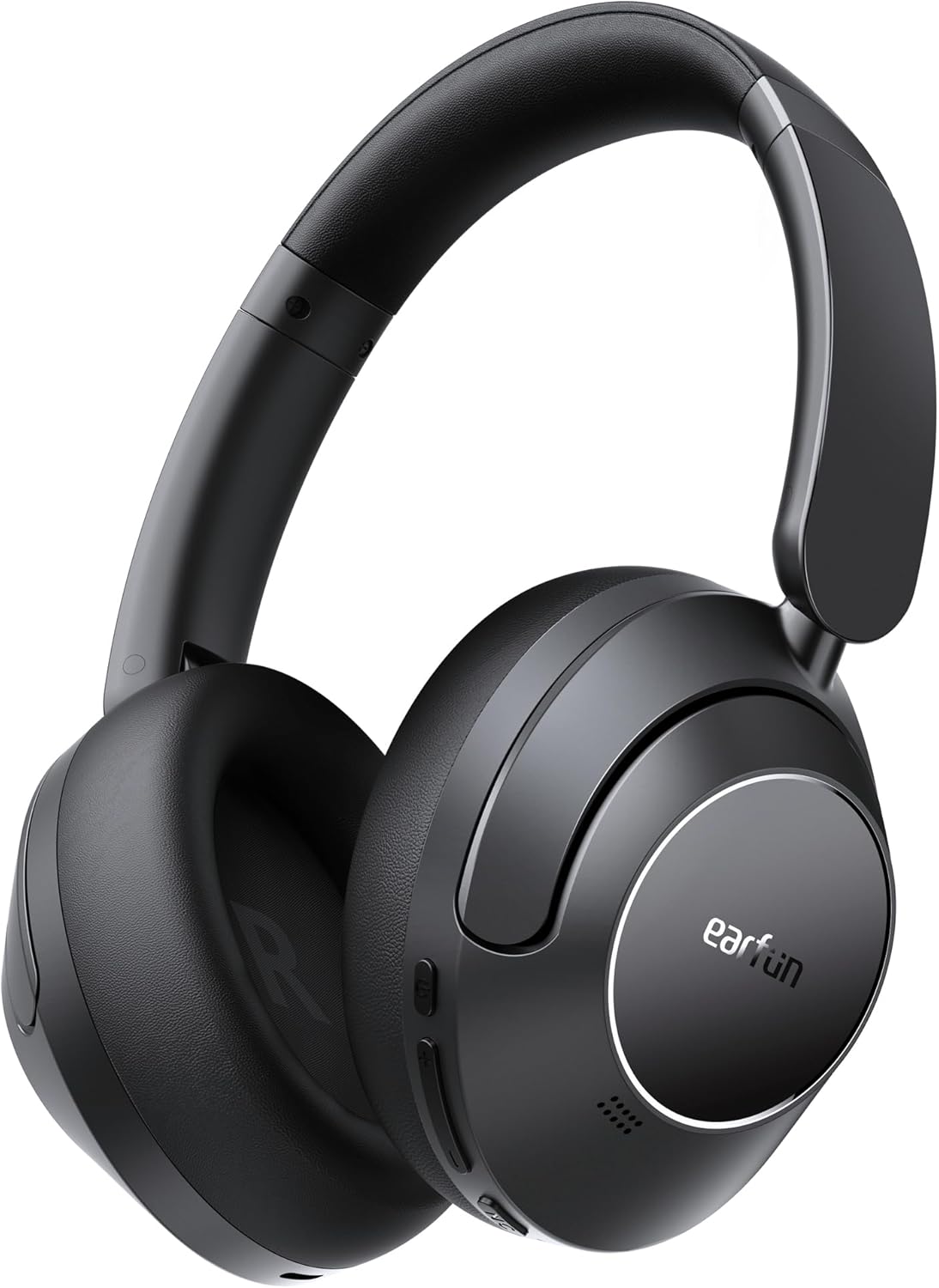 Casque Bluetooth sans fil EarFun Wave Pro à suppression active du bruit, circumaural, son LDAC haute résolution, 5 microphones AI, autonomie de 80 heures, connexion multipoint, égaliseur via application
