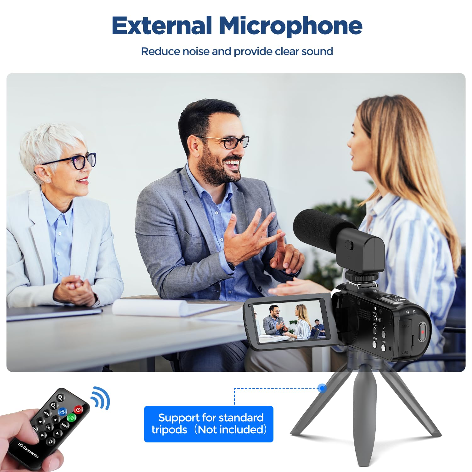 Cámara De Video 4K 42MP Con Zoom 18X, Pantalla 3 Pulgadas, Ideal Para Grabaciones En Alta Definición