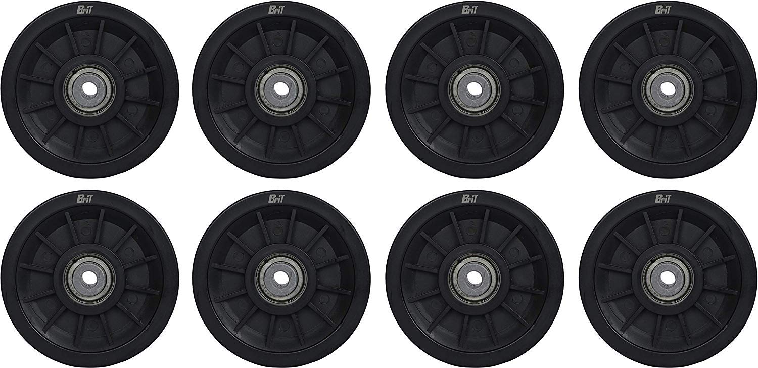 NSS Maxx pro (USA) Bearing Pulley 4" Black Wheel Cable Gym Fitness Equipment Part Set of 8 pcs (B07R8KQ3CP) Amazon Price History, Amazon Price Tracker
